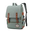 Retro Canvas USB Travel Backpack for Men and Women