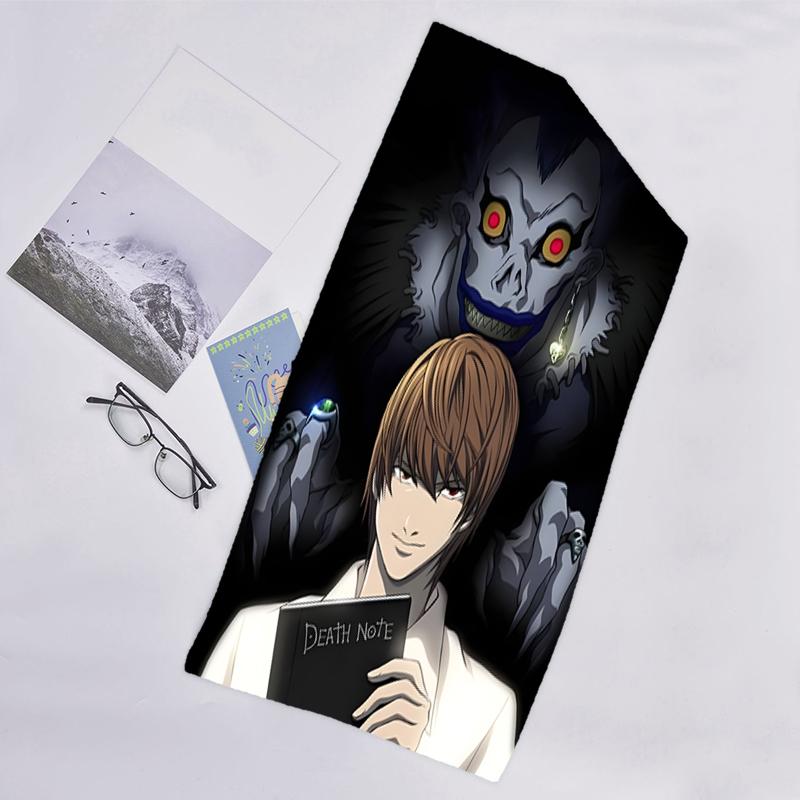 1pc D-Death Note1 Beach Towel, Beach and Seaside Swimming Pool Equipment, Fashion Pattern, Rectangular, Travel Essentials