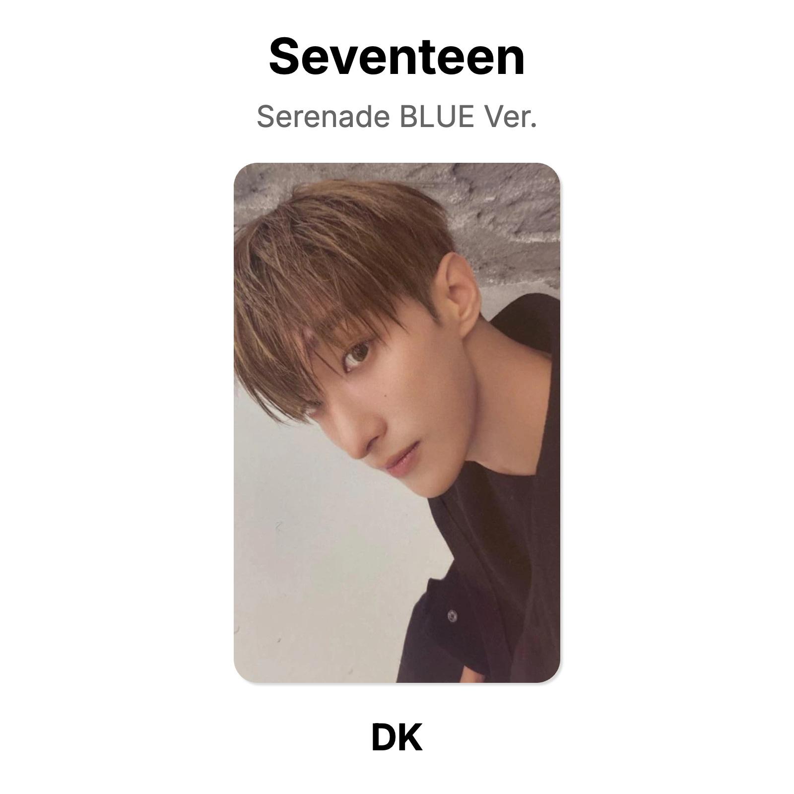 Seventeen Serenade BLUE Ver. Official Photocard DK