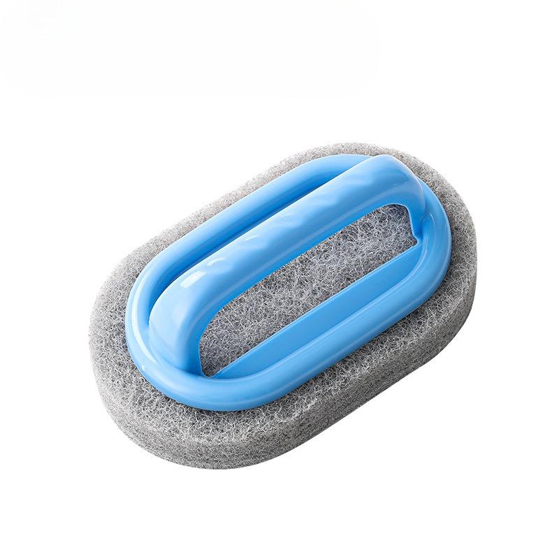 Kitchen and Bathroom Handle Pot Brush, Powerful Cleaning Sponge Brush, Thickened Tile Cleaning Brush