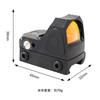 ZZ 1x24 Mini Red Dot Sight, RMR Type Open Red Dot Sight, Airsoft Sight, Compatible with 20mm Rails (Black)