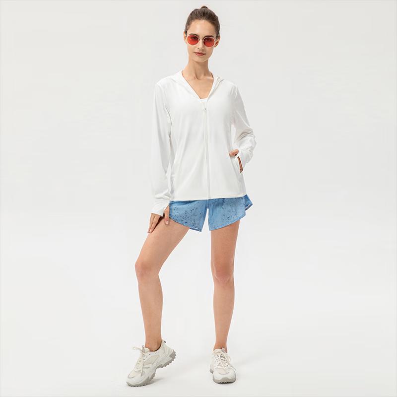 Women's Ice Silk UV Protection Long Sleeve Hoodie