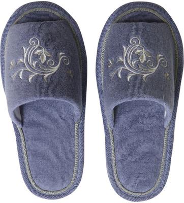 Dress Leaf Slippers Navy Blue