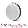 1/2/3/4PCS Car Spare Tire Cover Storage Bags Car Auto Wheel Cover Protector Vehicle Accessories Polyester Tyre Wheel Covers