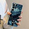 Case for Samsung Galaxy S26 S23 Ultra S20 Plus Note 20 Ultra 10 S25 Edge S21 S24 S22 FE Phone Cover Van Gogh Starry Night Cat