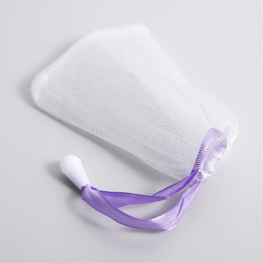 Foam Bubble Drawstring Bag Bath Soap Saver Bag Net Soap Pouch Face Cleansing Tool Foaming Mesh Bag