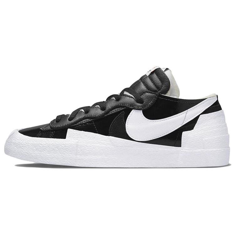 

Nike Blazer Low Sacai Черная лакированная кожа 36