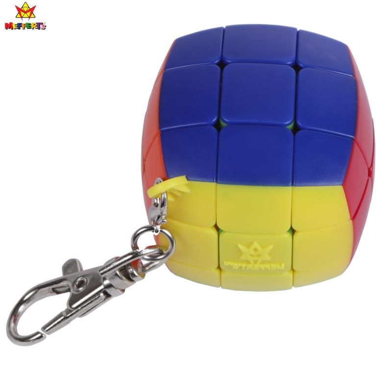 Meffert's Magic Cube Keychain Backpack Pendant Mini Rotatable Portable Toy Professional Educational Toys Key Ring Puzzle