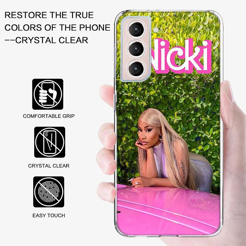 Singer Nicki Minaj Phone Case For Samsung A16 A26 A36 A56 A17 A15 A25 A35 A55 A14 A24 A34 A54 A04S A05S Galaxy Note 20 10 9 8 A9