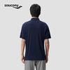 Saucony Men's Lightweight Wool Short Sleeve Polo Shirt