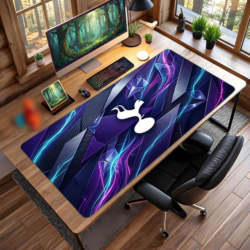 Tappetino per Mouse Grande Stampato Tottenham Hotspur, Tappetino Morbido in Gomma Antiscivolo per Scrivania da Gioco per Ufficio Laptop Computer Decorazione