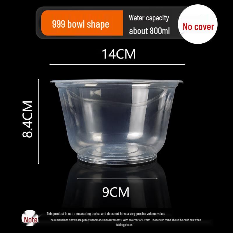 Food Grade Disposable Round Plastic Bowl