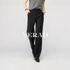 Yalida Women's Draped Straight Wide-Leg Suit Pants