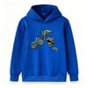 Kids Unisex Cartoon Dinosaur Print Pullover Hoodie, Cute 3 Different Dinosaurs Pattern Casual Long Sleeve Sweatshirt for Boys Girls Daily Wear Streetw
