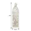 Home Ornament Iron Art Moroccan Night Light Hollow Battery Powered Masjid Lantern Vintage Eid Lamp Mosque