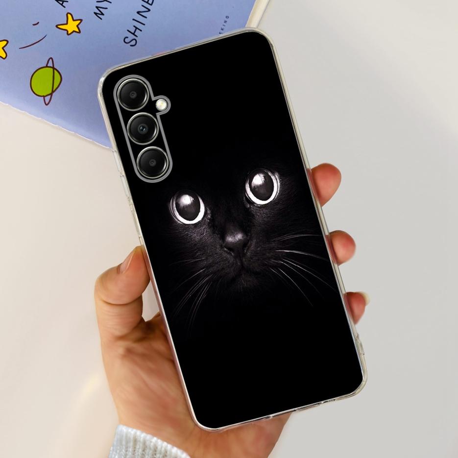 For Samsung Galaxy A05s Case SM-A057F Cute Cat Cartoon Cover Clear Silicone Phone Case For Samsung A05s A 05s Soft Fundas Bumper