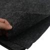 Automobil Innenraum Schwarz Grau Lautsprecherbox Teppich Länge 1/2M Filzstoff Lautsprechergittergewebe Breite 0,5M Subwoofer Kofferraumauskleidung