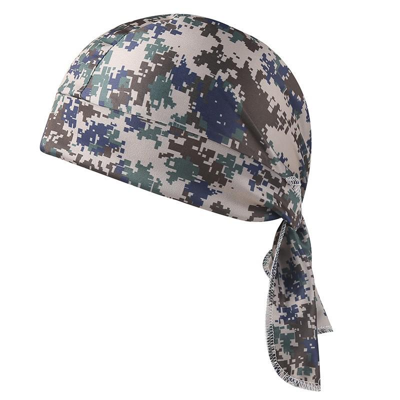 Camouflage Outdoor Radsport Kopftuch: Atmungsaktive, bedruckte Überziehmütze für Sonnenschutz