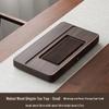 Walnut Style Acrylic Drainage Tea Tray