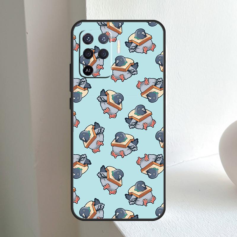 The Pigeons For OPPO A96 A76 A16 A5 A6 Pro A15 A17 A57 A18 A38 A58 A78 A98 A54 A74 A94 A40 A60 A80 Case