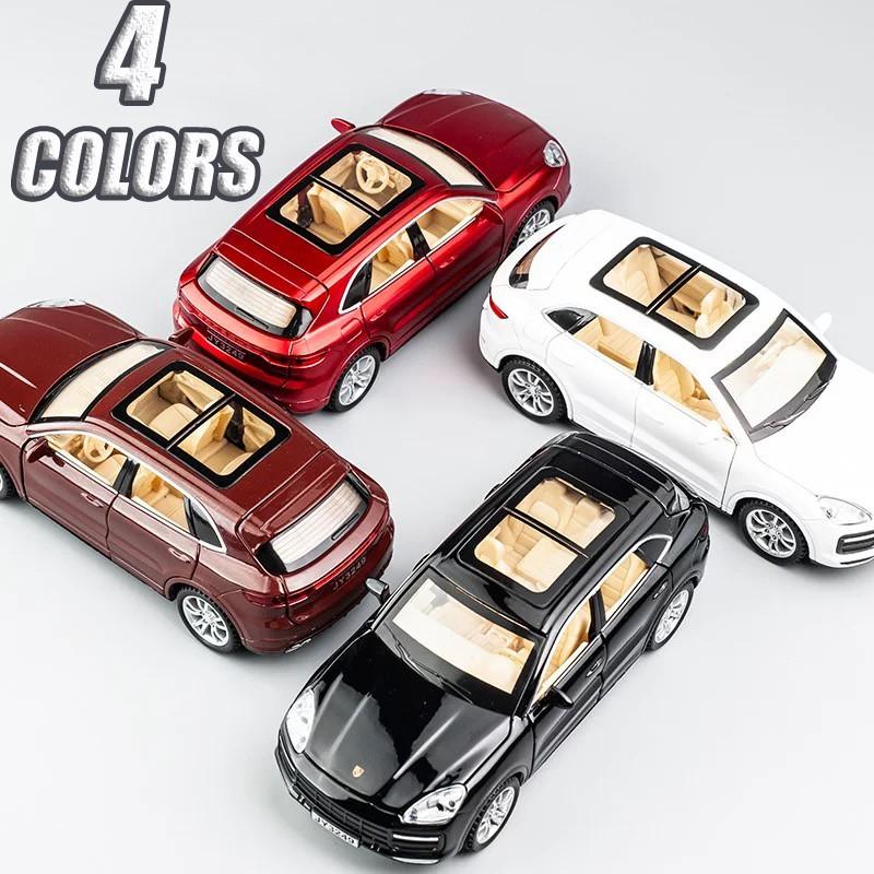 RUM1:32 Scale Porsche Cayenne Alloy Car Model Light & Sound Effect Die Cast Car Model Toys for Boys Toys for Kids Gift for Boys Car for Boys