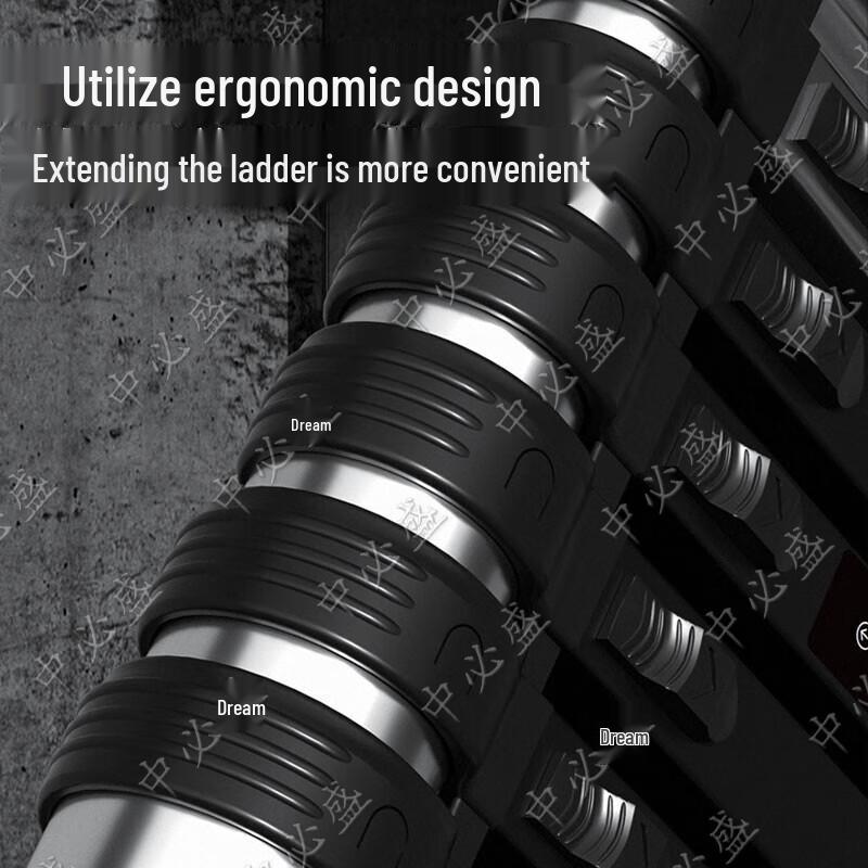 Heavy-Duty Stainless Steel Foldable Multi-Purpose Ladder