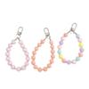 Yi Lian Candy Color Beaded Acrylic Pendant Keychain and Earphone Case Charm