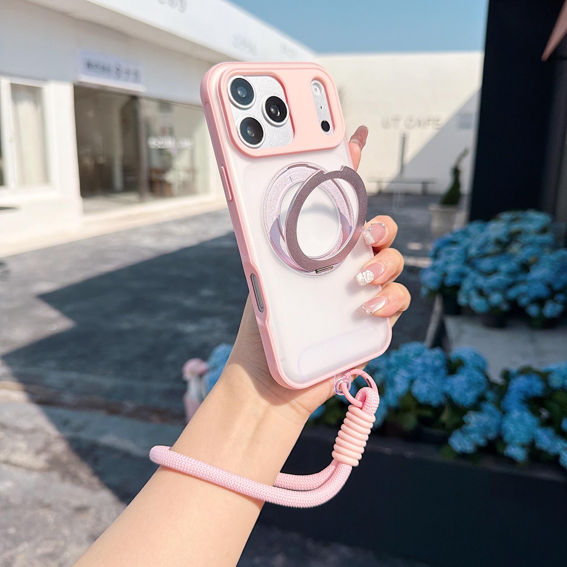 

Elfa Skin Feel iPhone 17 PROMAX Case, Anti-Drop, 360° Rotating Stand, iP16+ Compatible. IP 17 Pro