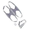 Pet Grooming Hammock Breathable Soft M Size Hammock Restraint Bag for Dogs Cats Nail Clipper