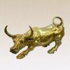 Parlour TOP Decoration ART FENG SHUI Business Good Luck Success Charging Bull Taurus Statue 31CM