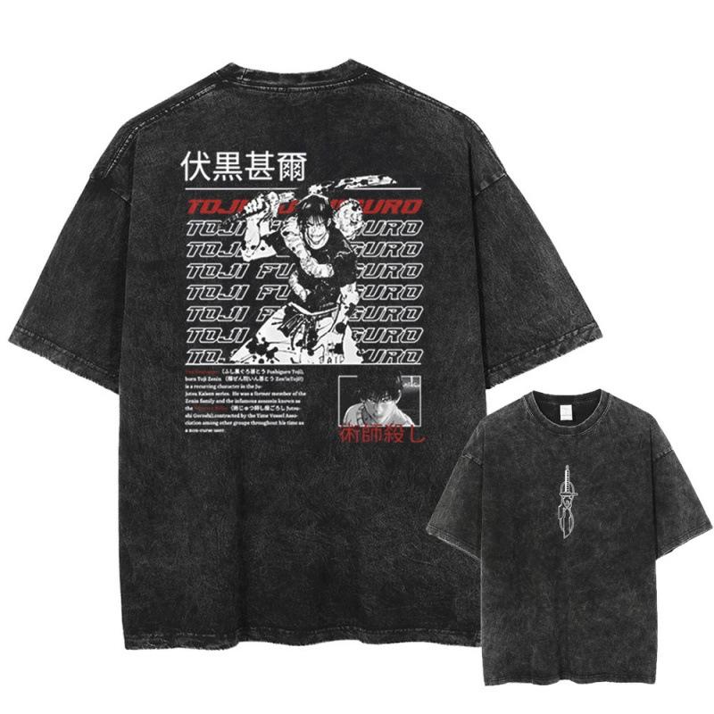 The Same Comic T-Shirt Is Cool, Black Printing, Men S And Women S Spells Are Washed Back, And The T-Shirt Is Straight. L