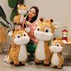 Cartoon Fawn Giraffe Plush Toy: Soothing Sika Deer Doll for Kids