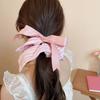 Korean Style Plaid Silk Ribbon Scrunchies Elastic Large Intestine Hair Ring  Friends