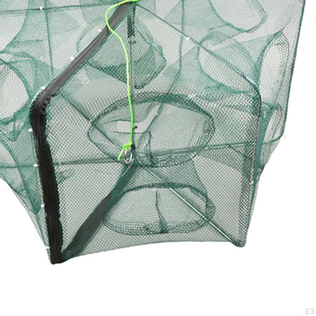 Collapsible Plastic Portable Automatic Net for Lobster Pots Line Kit Fish Fishing Lovers