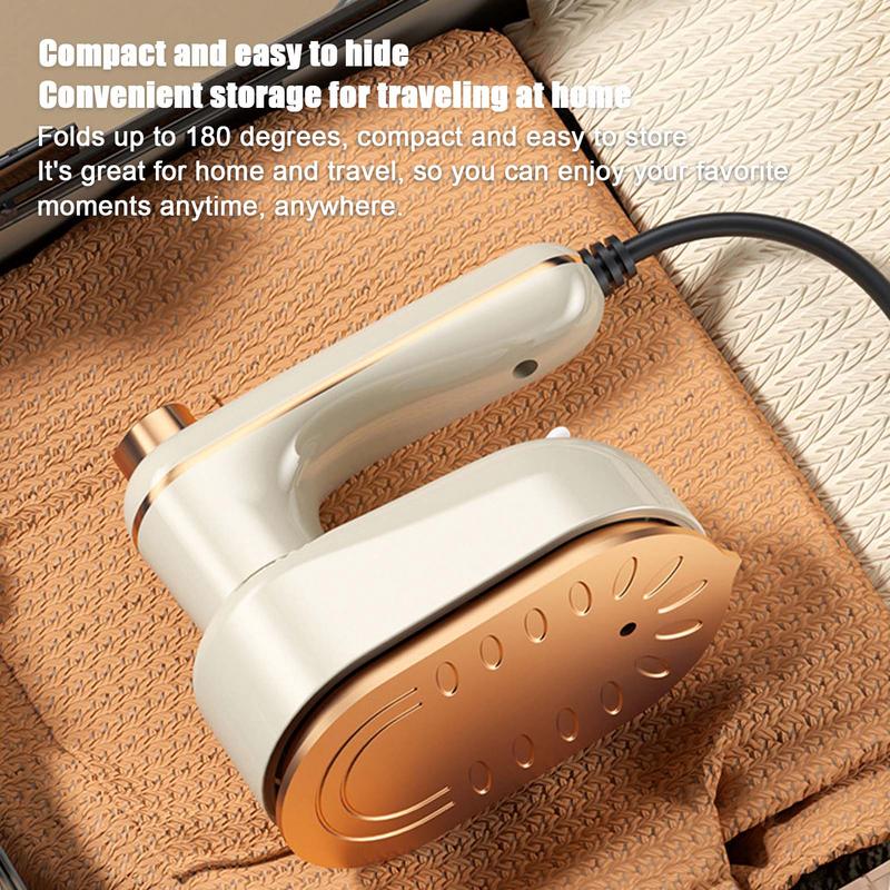 Travel Steam Iron Fast Heating Garment Steamer 220v Reusable Travel Supplies Costume Maintenance for Dorm Room Home Studio