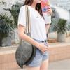 Vintage Chic Crossbody Sling Bag Adjustable Strap Buckle Closure Edge Paint Detailing Versatile Spacious Shoulder Bags For Women Travel Everyday Use