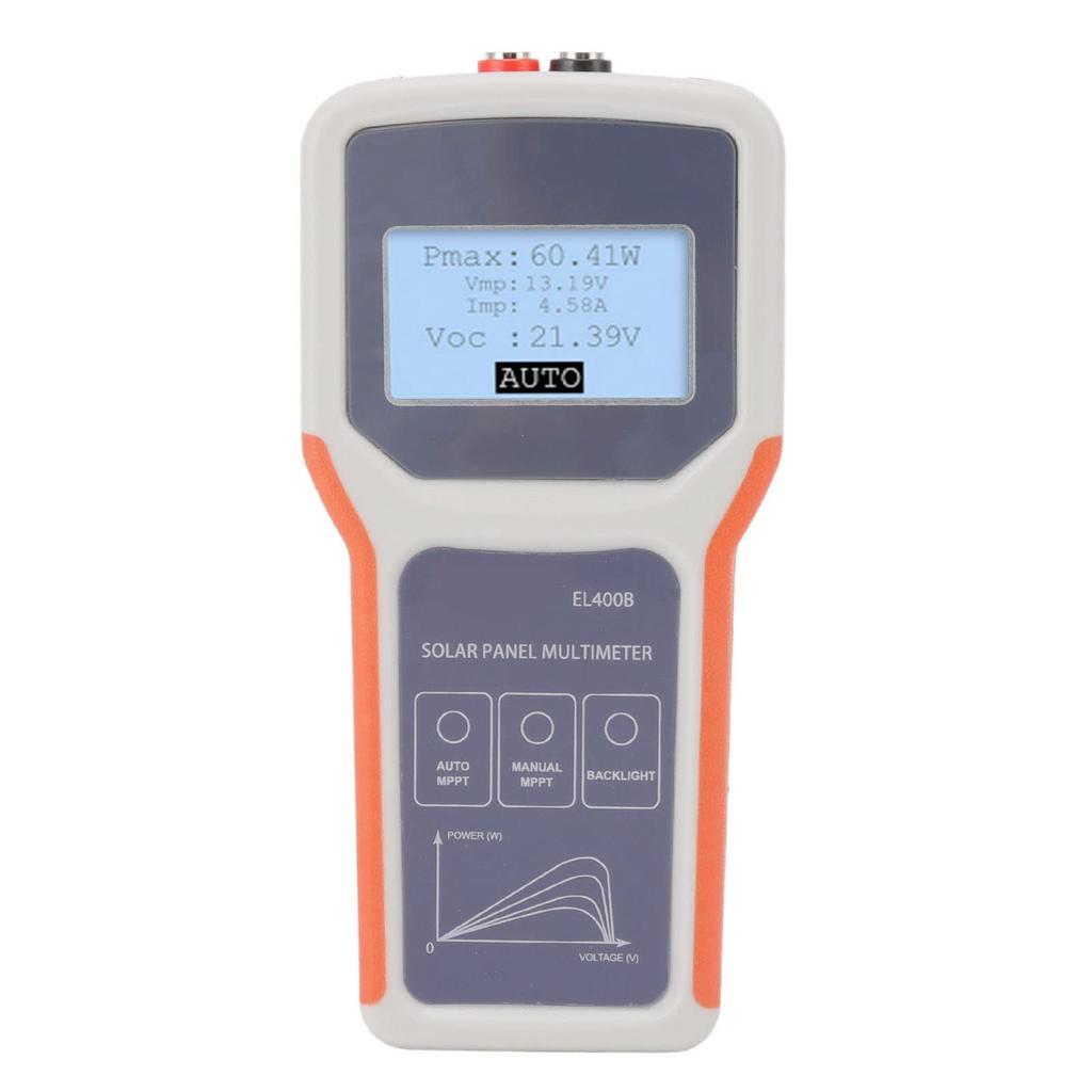 solar panel multimeter with LCD display solar panel multimeter solar panel MPPT tester open