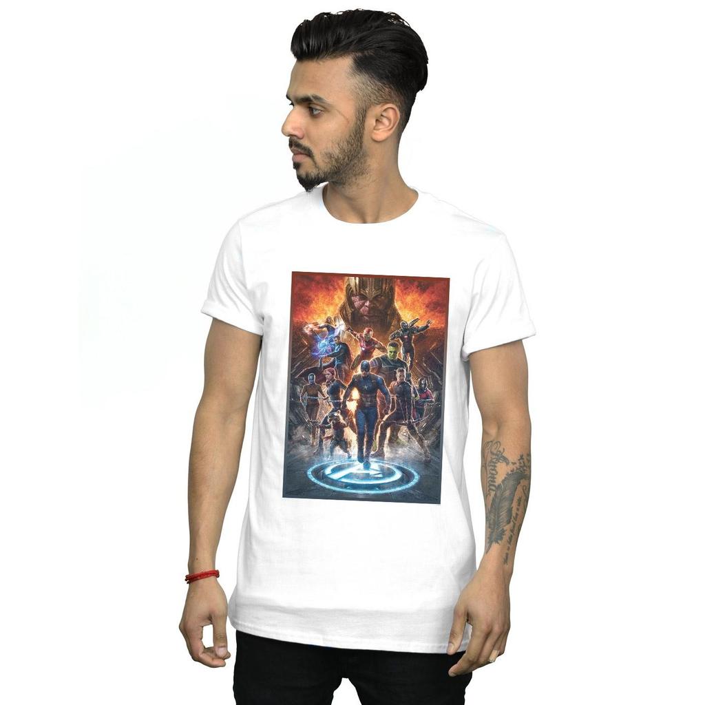 Marvel Mens Avengers Endgame Heroes At War T-Shirt