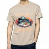Rock Tshirt Man Summer T Shirt Vintage Dont Be A Dumb Bass Fish With Hat And Sunglasses Minimalist For Man Top Tees Mens Top