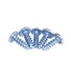 Galvanized M3 Phillips Flat Head Self-Tapping Wood Screws, High-Strength, Large Head