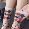 5Pairs Ins Style Transparent Flower Socks Glass Silk Sweet Socks Women Tulle Mid Tube Socks  Lady