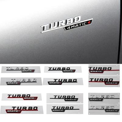 2 szt. Naklejka z emblematem bocznym karoserii Samochodu Naklejki z odznaką błotnika dla TURBO 4MATIC W213 W204 W205 111 W176 CLK GLS G63 Styling