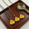 1pc 2026 Maitreya Pendant Statue Necklace Fashionable Women's Wealth Jewelry Gifts