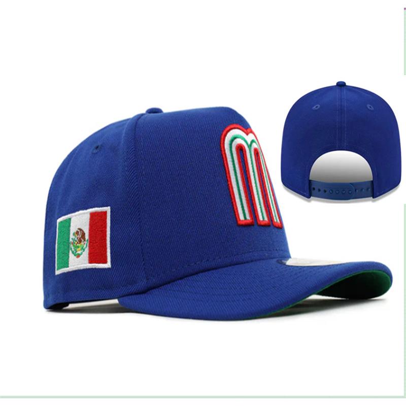 Cappellino da Baseball Regolabile con Visiera a Becco d'Anatra 'New Mexico' 2025 con 'M' Ricamata per Uomo e Donna