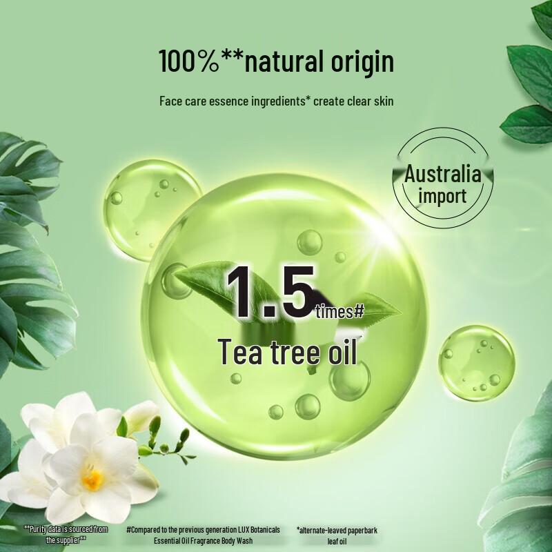 Lux Botanical Essential Oil Fragrance Shower Gel Duo Set