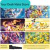 Diy PTCG Roztomilá rodinka Pikachu Ohnivý Charizard Pokemon Podložka na hraní Voděodolná podložka na stůl