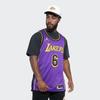 Jordan Lakers Saison 22-23 LeBron James Nr.. 6 Splicing Rundhals-Pullover mit Markenlogo-Print Atmungsaktives Schnelltrocknendes Basketball-Tanktop DO9530-505