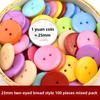 Children's DIY Colorful Button Painting Kit - Creative Love Bear Design for Kindergartens