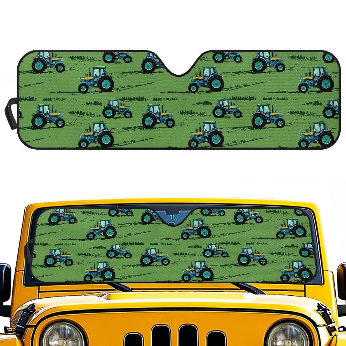

Aluminum Foil SUV Sunshade: Portable, Foldable, One-Piece Sun Visor One Size
