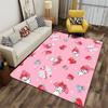 My Melody Strawberry Pink Carpet suitable as a non-slip mat for the living room or bedroom sofa